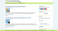 Desktop Screenshot of lecoindunet.com